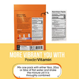 PowderVitamin electrolitos paquetes de 30 sobres para viajes y deporte.