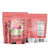 PowderVitamin Electrolytes Plus en bolsa de guayaba kiwi, hidratación sabrosa y sin calorías.