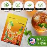 PowderVitamin Electrolytes Powder Plus, sin maltodextrina para opción limpia y ligera.