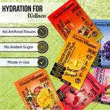 PowderVitamin Electrolytes Powder Plus 16 bolsitas fáciles de usar para rehidratación.