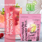 PowderVitamin Electrolytes Powder Plus bolsa 550 g lista para uso diario