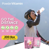 PowderVitamin Electrolytes Powder Plus minerales clave potasio calcio magnesio para equilibrio