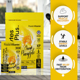 PowderVitamin Electrolytes Powder Plus sin calorías, bebida refrescante para dieta cetogénica