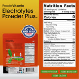 PowderVitamin Electrolytes Powder Plus sin maltodextrina