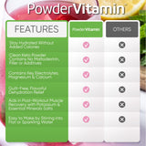 PowderVitamin Electrolytes Powder Plus uso deportivo para hidratación durante entrenos
