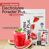 PowderVitamin Electrolytes sabor sandía para recuperación durante el entrenamiento
