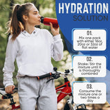 PowderVitamin Electrolytes Plus, sin estevia para una hidratación limpia