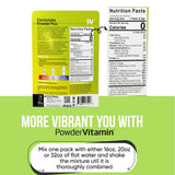 PowderVitamin Electrolytes Variety Pack A muestra sabores disponibles