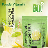 PowderVitamin Electrolytes vitamina C orgánica y zinc, aporte ligero diario.
