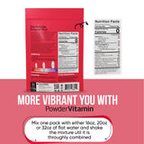 PowderVitamin electrolitos vitamina C zinc con remolacha orgánica