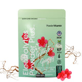 PowderVitamin envase 550 g de electrolitos con té verde y ginseng para hidratación