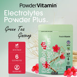 PowderVitamin té verde ginseng orgánico brinda sabor y energía suave