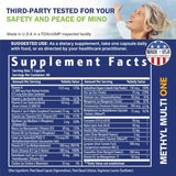 Power By Naturals Methyl Multi One 5-MTHF bioactivo para absorción