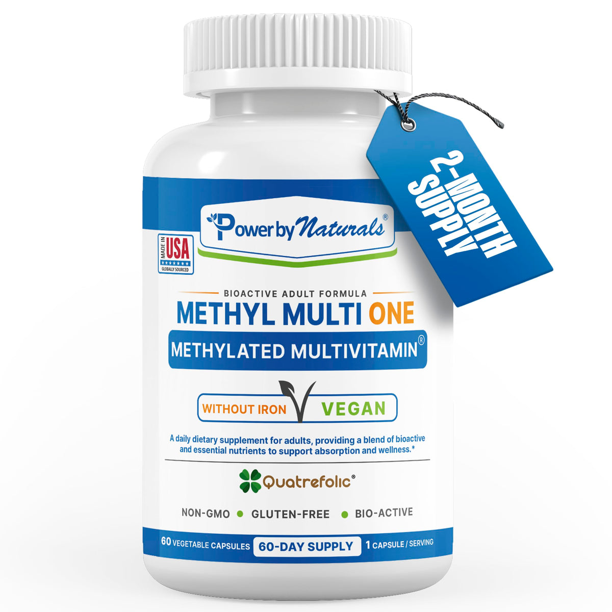 Power By Naturals Methyl Multi One cápsulas para energía diaria