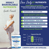 Power By Naturals Methyl Multi One lista de ingredientes