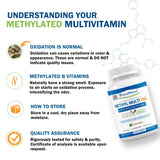 Power By Naturals Methyl Multi One: sello de calidad NSF/GMP para confianza.