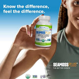 Power By Naturals SeaMoss Plus, producido en Estados Unidos, mayor trazabilidad.