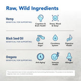 Power-Pull: contenido de aceites principales para salud bucal natural.