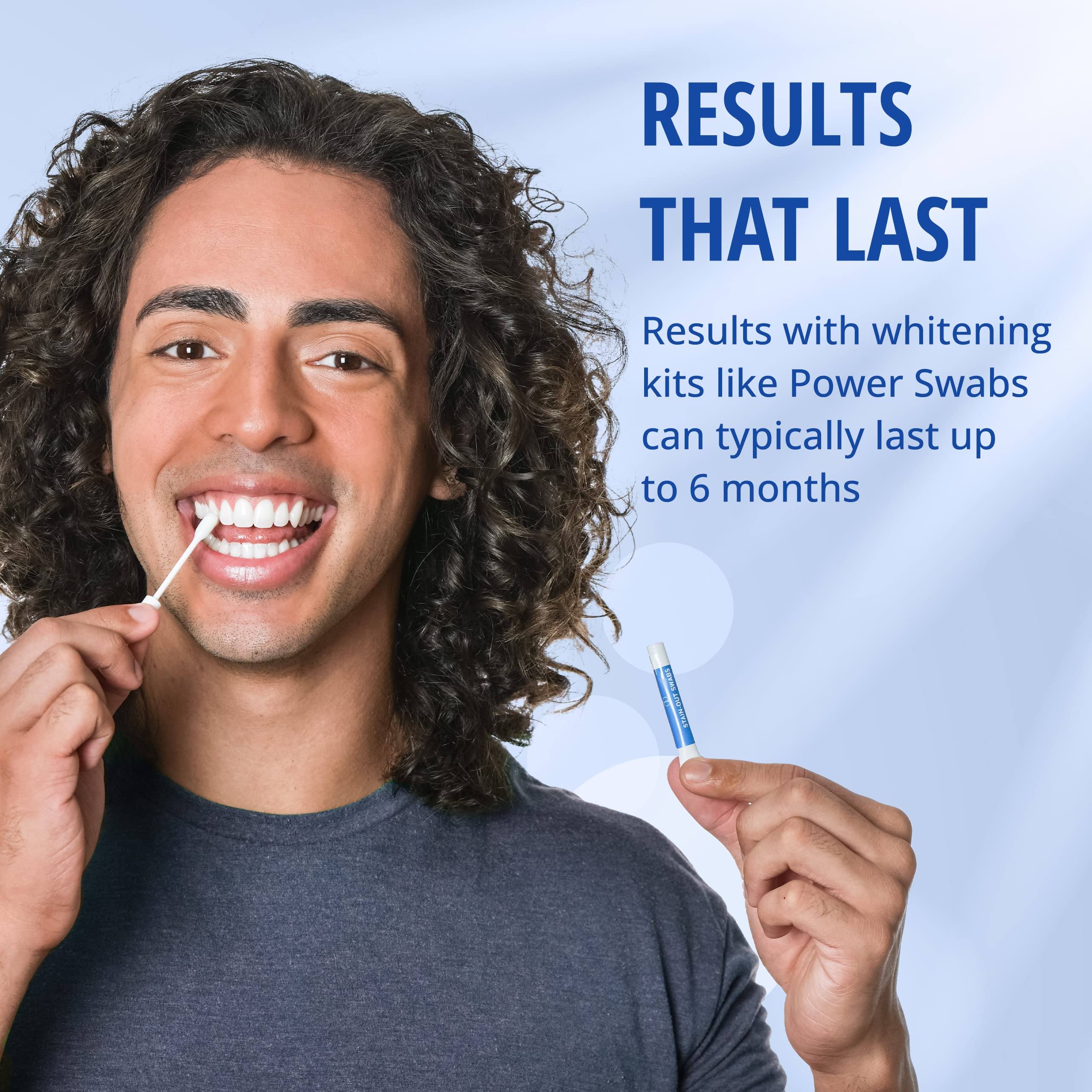 Power Swabs resultados-duraderos: efecto que puede durar varios meses.