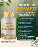 POWERED X PLANTS Hongo Leche de Tigre cápsulas: apoyo digestivo y absorción