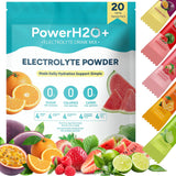 PowerH2O+ bolsitas limón para hidratación rápida durante entrenamientos