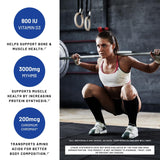 POWERLIFE uso pre y post-entrenamiento con sabor y energía sostenida.