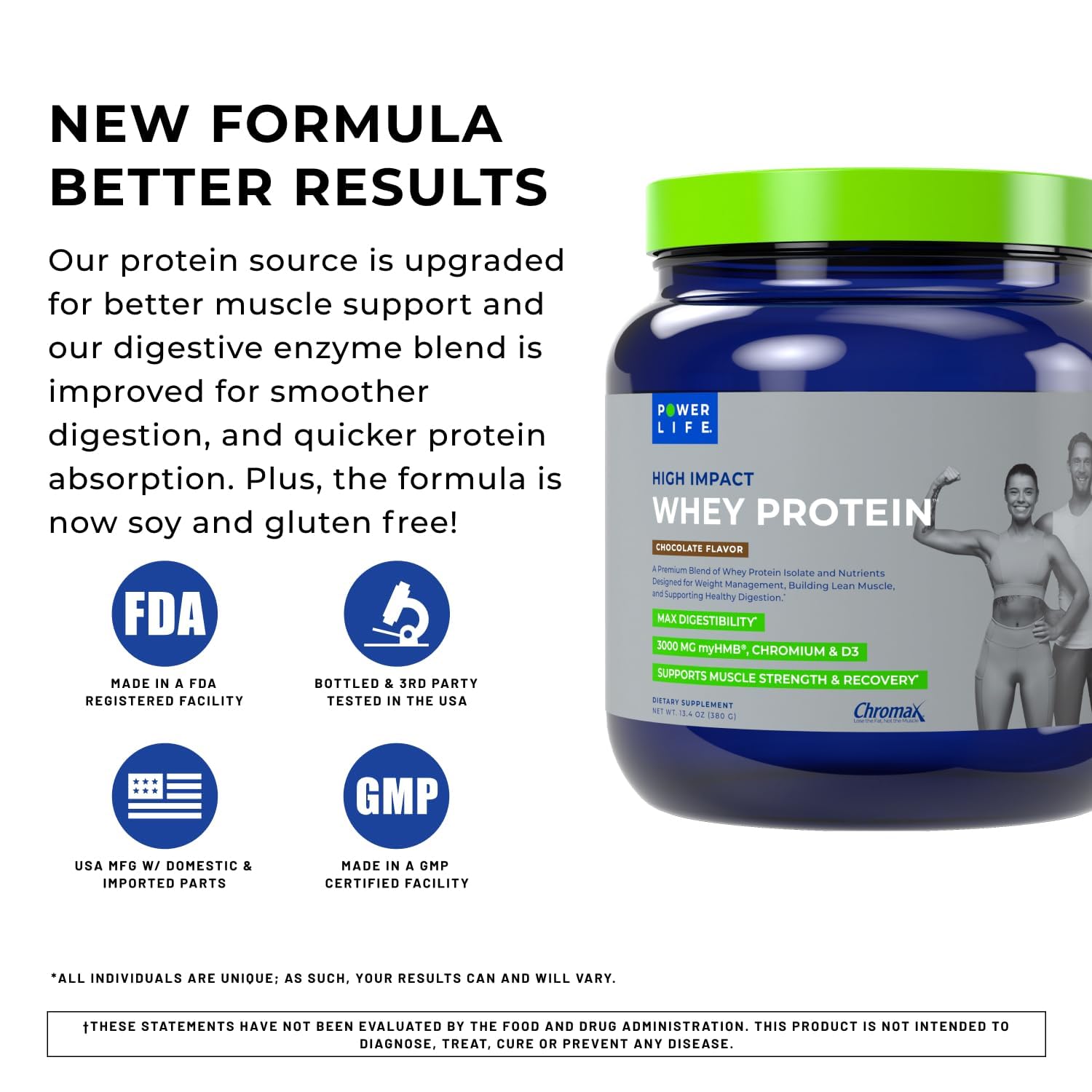 POWERLIFE vitamina D3 para apoyo de músculos y bienestar general.