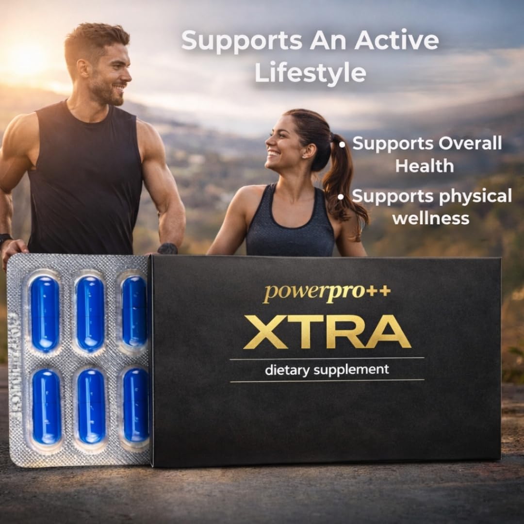 PowerPro++ cápsulas en mano, sensación de complemento práctico para energía.