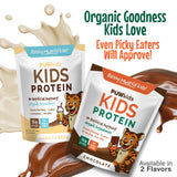 PowKids sin azucares añadidos, vainilla, opción saludable para meriendas.
