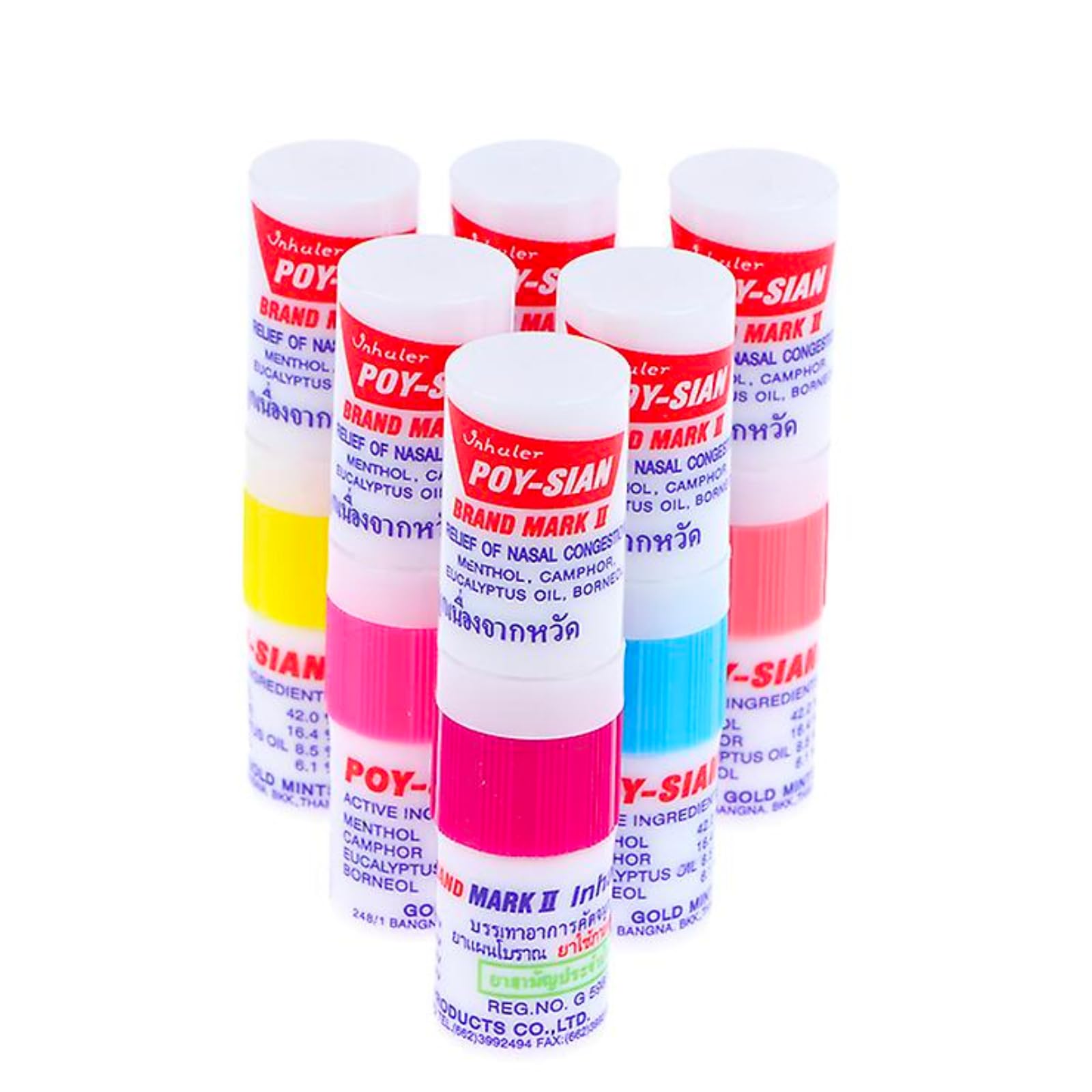 POY-SIAN Mark II aroma mentol, experiencia refrescante al inhalar