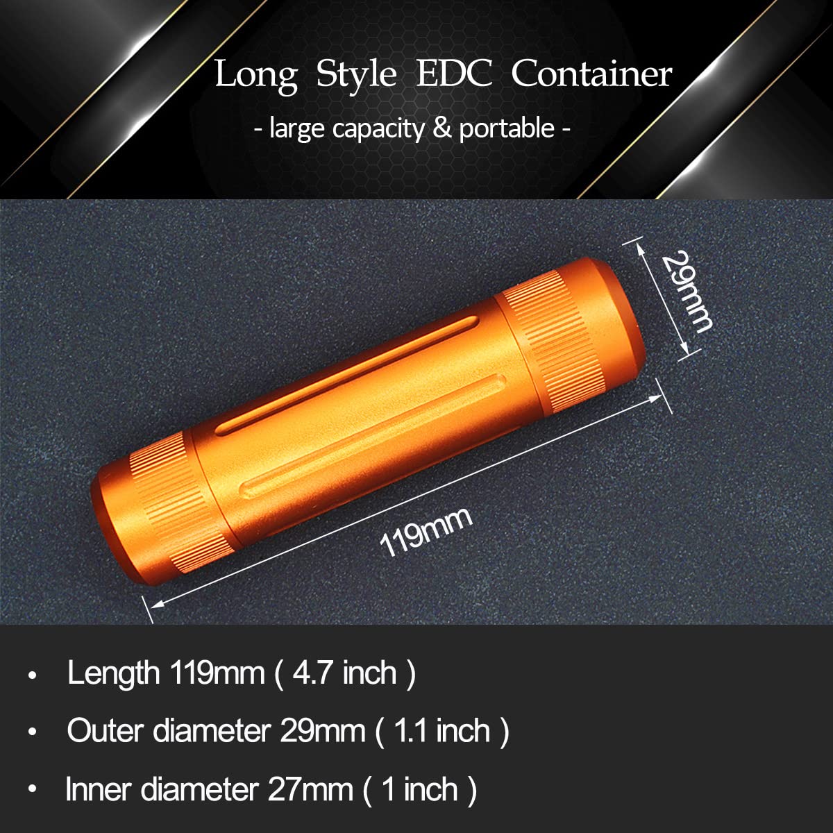 PPFISH EDC estuche gran capacidad para llaves y pilas.