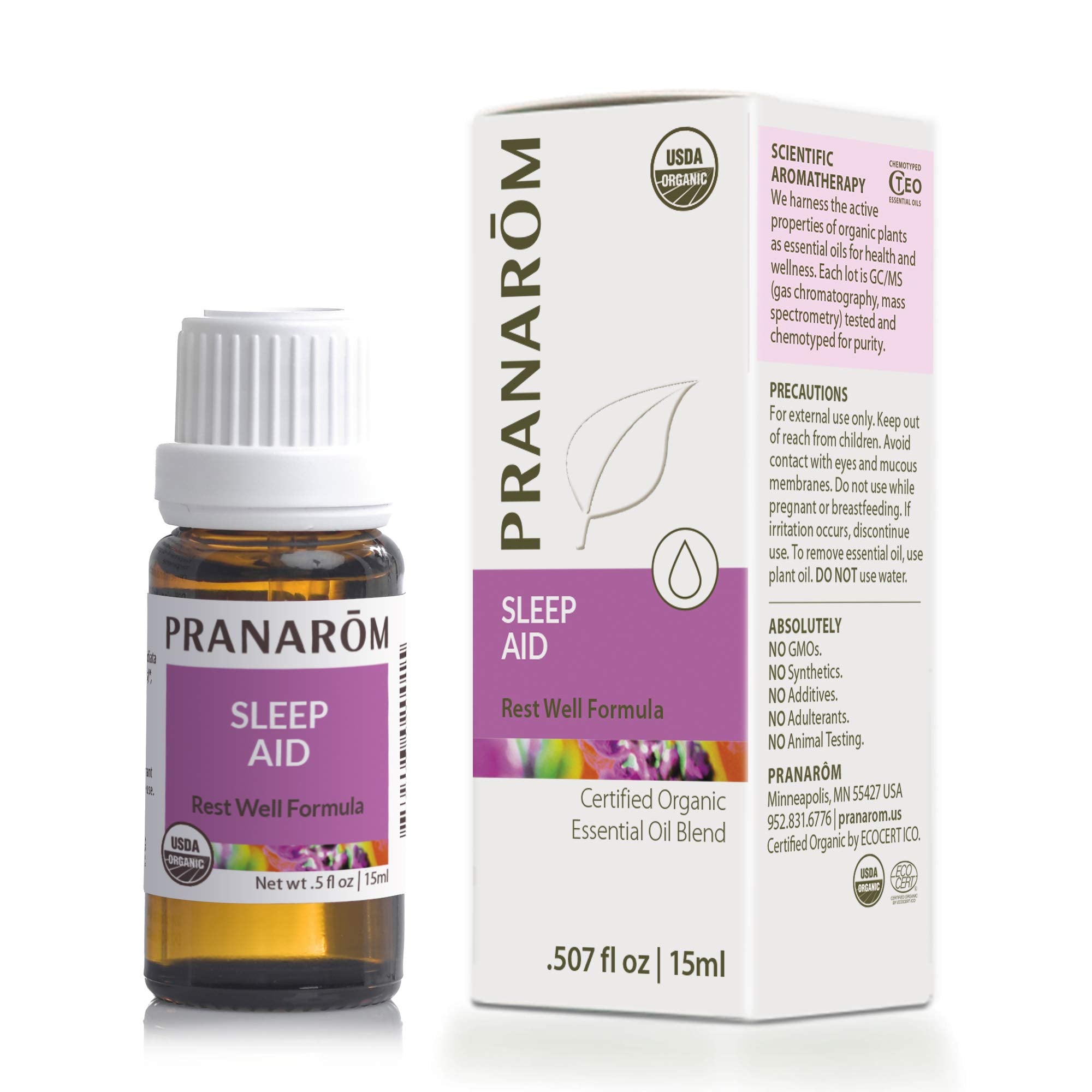 PRANAROM Ayuda para dormir: difusor suave para relajación nocturna.