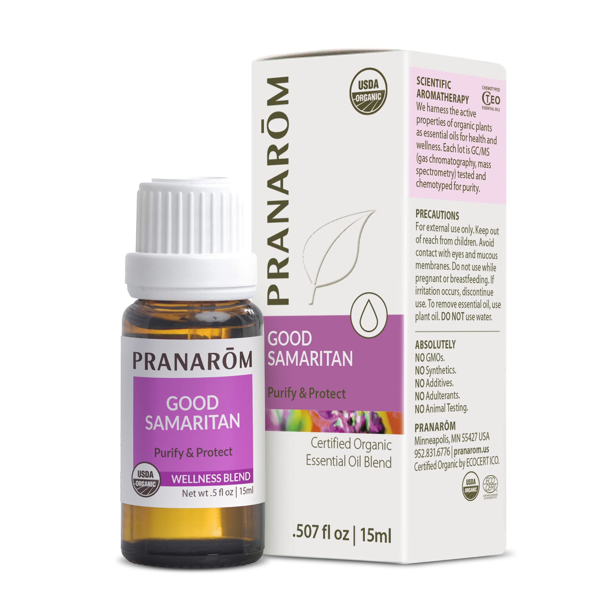 Pranarom Good Samaritan: difusor suave para aroma agradable