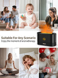 Flame de PrawPawtic con iluminación multicolor para ambientes relajantes