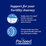 Estudios clínicos respaldan la seguridad de Pre-Seed en uso.
