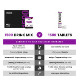 Estuche morado de Precision Hydration para almacenamiento en casa.