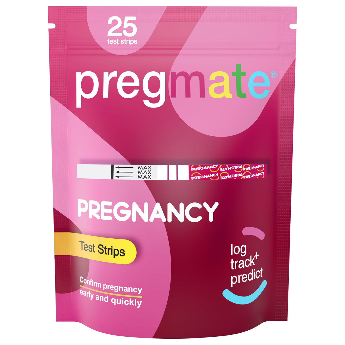 Tira de prueba Pregmate en caja para uso en casa.