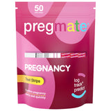 Prueba de embarazo PREGMATE con tiras para lectura rápida.