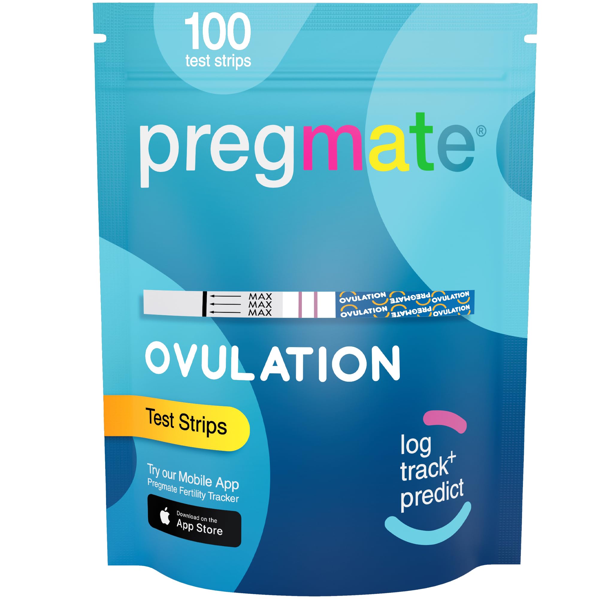 PREGMATE tiras de ovulación 100 paquete para planificar días fértiles
