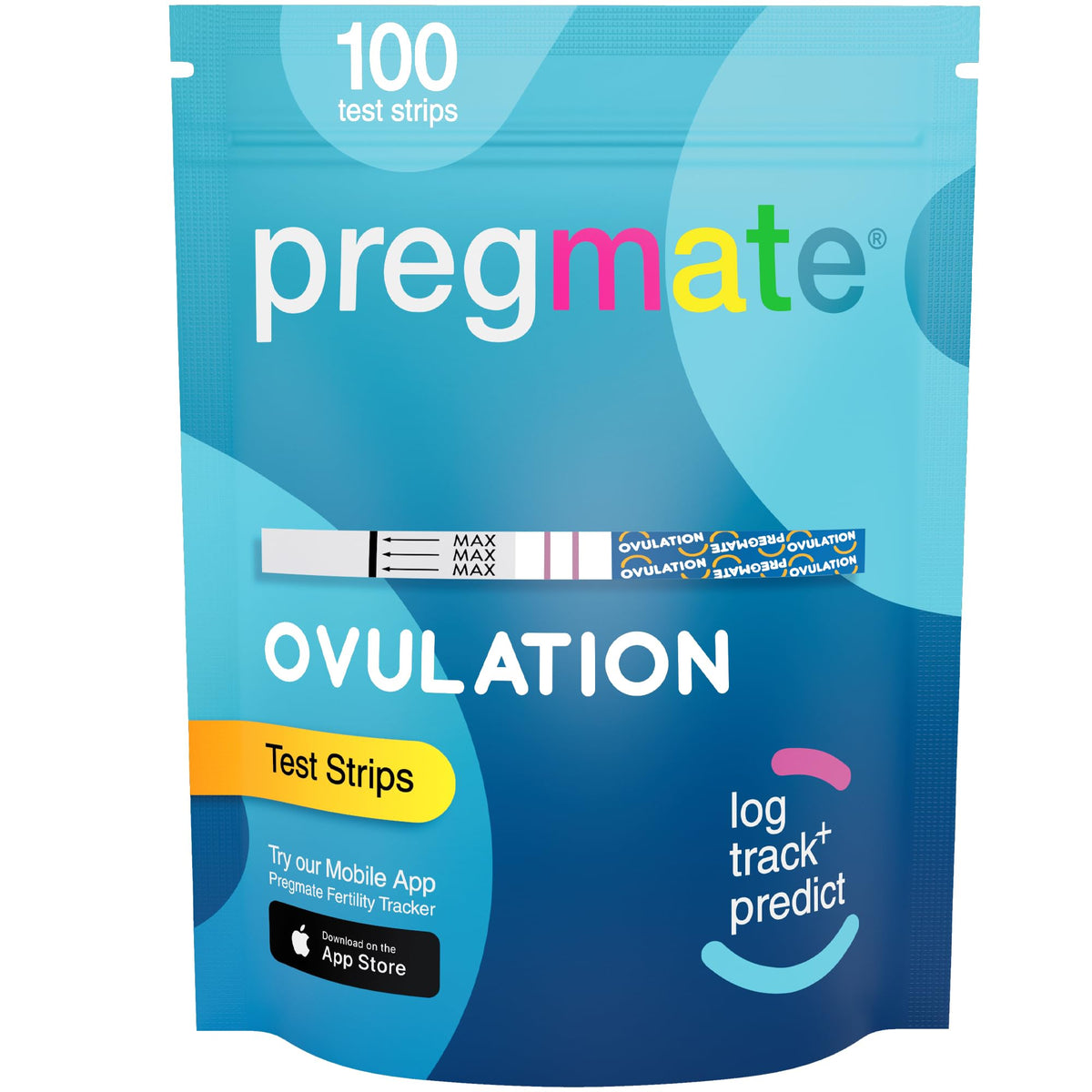 PREGMATE tiras de ovulación 100 paquete para planificar días fértiles