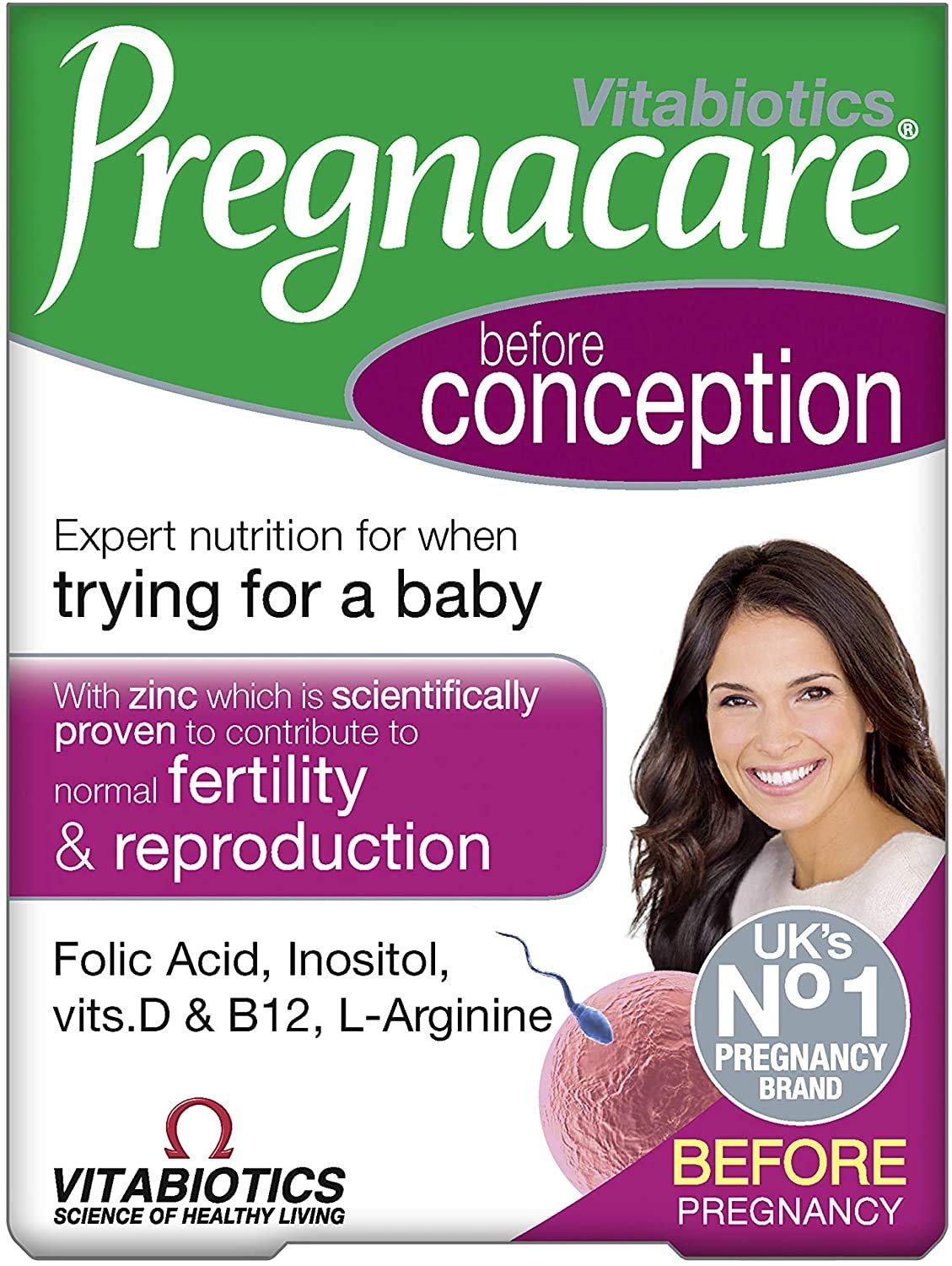 Pregnacare Concepción: tabletas en blíster, apoyo nutricional para intentar concebir