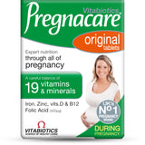 Pregnacare Original tabletas en blister, fácil toma diaria.