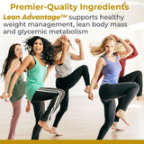 Premier Lean Advantage: envase con etiqueta, fórmula de cafe verde para el metabolismo.