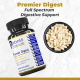 Premier Research Labs: cápsulas de enzimas y probióticos para equilibrio intestinal