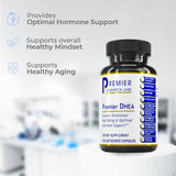 Premier DHEA, cápsula de 25 mg para soporte hormonal diario