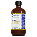 Premier Research Labs HM-ND cilantro, perejil y chlorella, botella 8 oz frente, apoyo a la desintoxicación diaria
