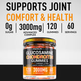Textura suave de Gomitas Premium Select Nutrition glucosamina-condroitina.