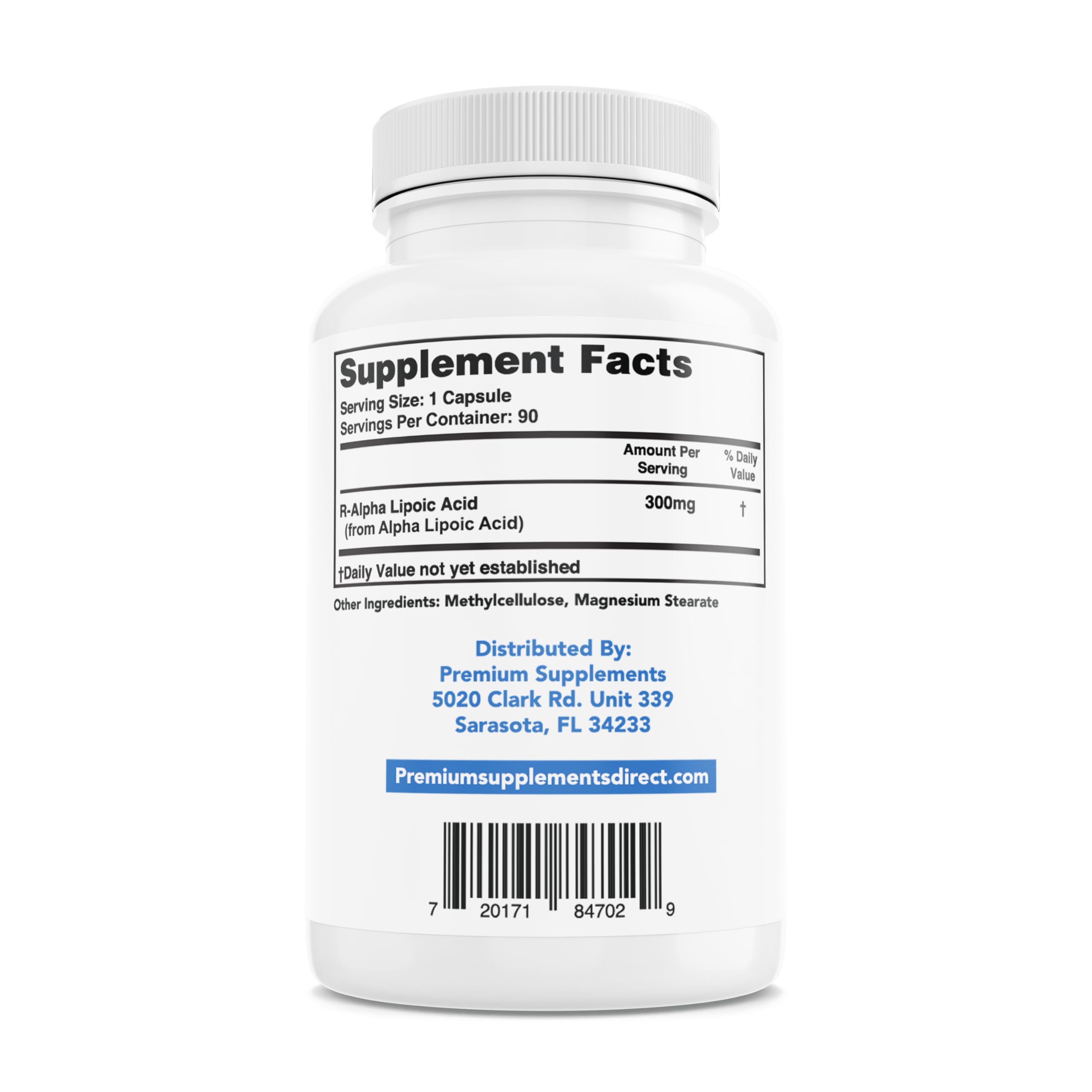 Premium-Supplements R-ALA cápsulas: dosis estable para mayor rendimiento diario.
