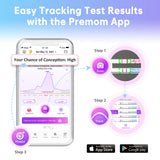 Premom App: interfaz de ovulación para seguimiento fácil.