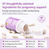 Premom Prenatal, caja de empaque: fácil de almacenar y llevar.